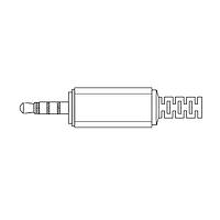 Kobiconn 171-PA3913-EX ຕົວເຊື່ອມໂທລະສັບ 3.5x14mm ປຸ່ມສະເຕຣີໂອ ການປະສົມຝາຫົວເຮັກຊ໌