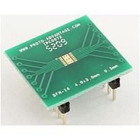 Chip Quik IPC0072 ອແດບເຕີແລະອແດບເຕີ DFN-14 ເປັນ DIP-18 SMT Adapter