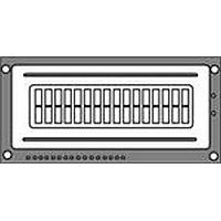 Hantronix HDG1602P-2-L00S ໂມດູນຈະຫລັກສະຕິກອັກສອນ COG LCD ສີເທົາ ສະທອງກັບກັນ ຊິບອອນກລາສ