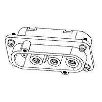 Amphenol Industrial ER23BB11 ປຸ່ມຮັບ 3P ePower 200A Receptacle Busbar