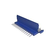 Amphenol FCI 66226-015LF ຕົວເຊື່ອມ Clincher™ Flex Connectors, Pin Assembly, ແຖວດຽວ, 15 ຕຳແໜ່ງ, 2.54mm (.100in) Pitch.