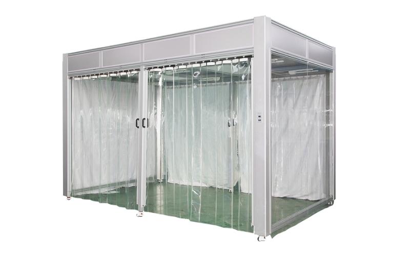 ບູດສະອາດສຳລັບພື້ນທີ່ຄວບຄຸມຝຸ່ນໃນງານອຸດສາຫະກຳ