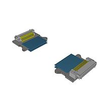 Samtec HLCD-30-12.00-TD-TH-1 ເຄັບເລຂະ Hermaphroditic ຄວາມໄວສູງ Hermaphroditic Cable, 0.50mm Pitch
