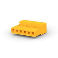 AMP Connectors - TE Connectivity 640431-6 ຮູງຮັບອຸປະກອນ Receptacle ປິດບໍ່ມີ TABS 6P ສີແດງ 18 AWG