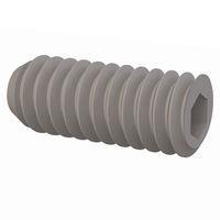 Essentra Components 012520T062 ຊຸດສະກຣູ Set Screw, ຫົວບໍ່ Socket, ກະດູກ 1/4-20, ຄວາມຍາວ 5/8