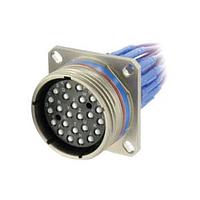 Eaton Souriau-Sunbank ELIOAQ6SB ອະເດັດເຕີ Adaptor ສໍາລັບ Quadrax SZ 8 ແມ່ຍິງ Insert