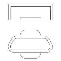 Glenair 000-01-09-163 ຝາກັນຝຸ່ນ MICRO D METAL DUST CAP 9S METAL