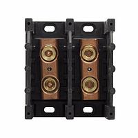 Eaton Bussmann 16301-2 ບລັອກຈ່າຍພະລັງງານ Wire-to-Board 2P 600VAC/DC