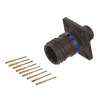 Amphenol Aerospace TVP00RW9-9P ຮອບຮອງ 9P SZ 9 HD Wall MNT Recpt Pin Contact