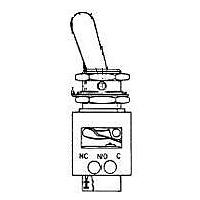Honeywell 31AT43-T ສະຫນັບສະຫນູນ Toggle SW DPDT 2POS SOLD T type Term