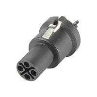 HARTING 21033092400 ຕົວເຊື່ອມ M12 S-code 3+PE ຂາຍຜູ້ຍິງປົກກະໂປງຕົວຈັບຕົວປະຕິບັດ pcb THR ບໍ່ມີກະເປົາໃນກະຕ່າ