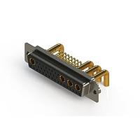 EDAC 630-36W4650-4TA ຕູ້ຕິດຕໍ່ D-Sub ປະສົມມຸມຂວາ ຕູ້ຕິດຕໍ່ພະລັງງານ Combo D-Sub