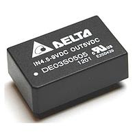Delta Electronics, Inc. DE03D2405A ຕົວແປງ DC/DC ທີ່ແຍກອອກ, +/-5Vout, 3W