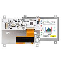 Riverdi SM-RVT43HLBFWN00 ຈໍ TFT LCD 4.3", EVE4, ເຟຣມ, ບໍ່ມີການສະຕິກ