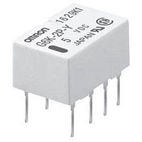 Omron Electronics G6K-2P-DC24 Miniature ThruHole NoLtch 2.54 DPDT 24VDC 100mW