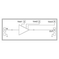 Analog Devices HMC565-SX ເພີ່ມສະຫນັບສະຫນູນເສຍຫນ້ອຍ GaAs PHEMT MMIC LNA, 7 - 12 GHz