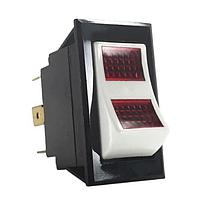 Carling Technologies LTIHK54-1C-BL-AM-C/125N ສະຫນັບສະຫນູນ Tippette Rocker Switch LTIHK541CBLAMC/125N