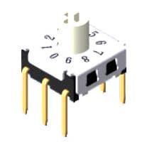 Diptronics R7H3-16RA-V-B ສະຫນັບສະຫນູນການຫຼຽນປ່ຽນ Rotary Type 7*7