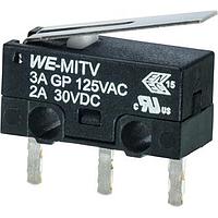 Wurth Elektronik 463092370402 ມາງສະວິດ Micro Switch WS-MITV 12.8mm*5.8mm Lever
