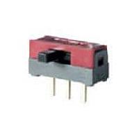 NKK Switches SS12SDH4LE ສະລາຍສະລັບຂະໜາດນ້ອຍສຸດ Ultra-Miniature Slide Switches SPDT ON-NONE-ON YEL