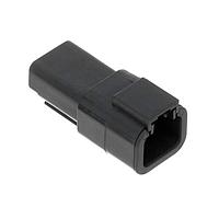 DEUTSCH - TE Connectivity DTP04-2P-E004 ຕົວເຊື່ອມ REC, 2P, BLK, N