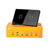 Datic DTSW02D WiFi Datic 2 ປຸ່ມແຕະສະວິດ (Black)