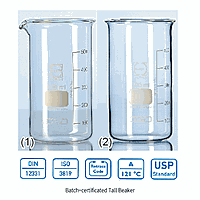 DURAN DU.2111754 ບີກເກີທີ່ສູງ, ບໍ່ມີປາກ, 1000ml Φ95 x h180mm