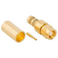 Amphenol RF 152134 ຂໍ້ມູນການເຊື່ອມຕໍ່ SMC STRT CABLE PLUG RG58 50 OHM ທອງ