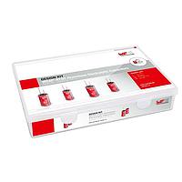 Wurth Elektronik 860021 ອະລູມິນຽມ ໄຄປາຊິເຕີອິເລັກໂຕລິດ WCAP-ATG5 ຊຸດອອກແບບ 27 ຄ່າ 230 ອົງປະກອນ