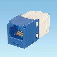 Panduit CJK688TGBU ຕູ້ເຊື່ອມຕໍ່ແບບມົດູລາ / ຕູ້ເຊື່ອມຕໍ່ Ethernet Mini-Com Keyed Mod Cat 6 UTP 8 pos