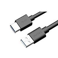 Molex 68789-0035 USB 3.0 USB3.0 A-MtoA-F ສີດຳ 1m