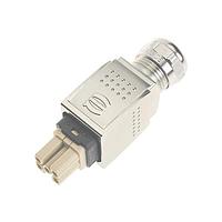 HARTING 09352310401 ຕົວເຊື່ອມ 4+PE ປົກຫຼັງເຫຼັກ 4-11MM ຜູ້ຍິງ CRIMP