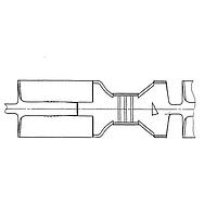 Yazaki 7116306002 ຂໍ້ຕໍ່ TERM 305 FEM 7.8MM UNSLD