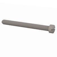 Essentra Components 010440F118 ສກຣູດເຄື່ອງຈັກ Fillister Slotted Screw, #4-40 Thread, 1 3/16 Lg