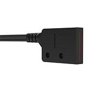 Banner Engineering PBR1X3230U-VL ອຸປະກອນສັນຊາດເສັ້ນໄຟເບີ້ Plastic Fiber Sensors Plastic Fiber, Diffuse Reflective; Core Dia.: 32 x 0.25 mm; Fiber Length 10 m; Rectangle W/Flex Relief; Free Cut; Vantage Line