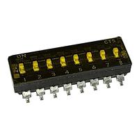 CTS Electronic Components 219-8MSTR ສະຫນາມສະຫນາມ DIP 8 ສ່ວນສະຫນາມ SPST