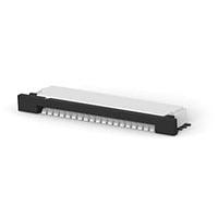 AMP Connectors - TE Connectivity 1-84952-8 ຕົວເຊື່ອມ 1MM CONT ASS 18P R/A HORIZ BOTTOM FPC