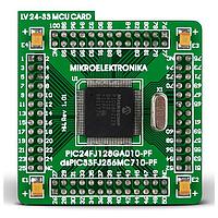Mikroe MIKROE-795 ບັດ MCU CARD LV24-33 V6 100P PIC24FJ128GA010