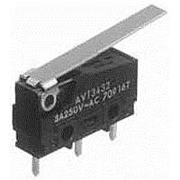 Panasonic Industrial Devices AV3832619 ສະວິດຊ໌ Snap Action SWITCH FS HINGE LVR GOLD .110"QC
