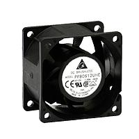 Delta Electronics, Inc. PFB0824GHE ພັງລົມ DC Tubeaxial, 80x38mm, 24VDC, ລົດລົງລົດ, ສາຍນໍາພາຍ