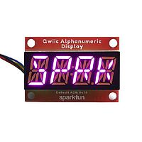SparkFun COM-16919 ຈໍປ້ອງກັນ Display Shields SparkFun Qwiic Alphanumeric Display - ສີບົວ