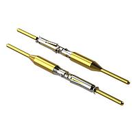 Amphenol SINE Systems MP20W12E09F ຕິດຕໍ່ PCB Contact - ຮຸ່ນຍາວ, ທອງ Flash