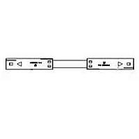 AMP Connectors - TE Connectivity 1-2083135-1 ເສັ້ນສາຍແສງສວ່ນ 4POS CBL ASY NECTOR S LINE UL FML-FML