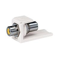 Panduit CMRPYBL ຕູ່ມອດພາບຜ່ານຜ່ານ Coupler Mod RCA Pass-Through ເຫຼືອງ