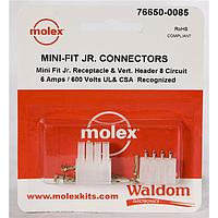 Molex 76650-0085 ຊຸດຕໍ່ຕໍ່ MiniFit Jr Conn Kit V Hdr Recept 8Ckt