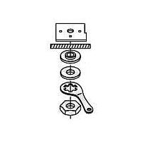 Keystone Electronics 4727 ຊຸດຕິດຕັ້ງ MTG ສຳລັບ TO-36