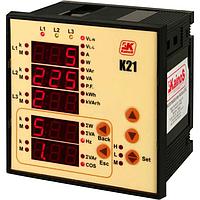 Gossen Metrawatt K21 ເຄື່ອງວັດແທກພະລັງງານຫຼາຍໜ້າທີ່ (PMD) ((L-N): 10…300 V AC; (L-L): 10…500 V A)