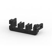 AMP Connectors - TE Connectivity 1-2232564-1 ຮອງຮັບສາຍແລະຮອງສາຍ GHC 6.2MM 3POS TPA HSG