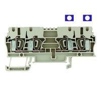 Weidmuller 1608610000 ບລັອກຕິມເນີລະບົບ DIN Rail ZDU 2.5/2X2AN BL
