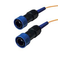 Bulgin PXF4055AAB ສາຍເສັ້ນແສງໄຟເບີ Fiber Optic Cable Assemblies Flex to Flex fiber conn 10M OS1